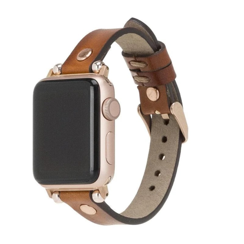 Thumbnail of Apple Watch Rustic Brown Leather Strap - Detroit image