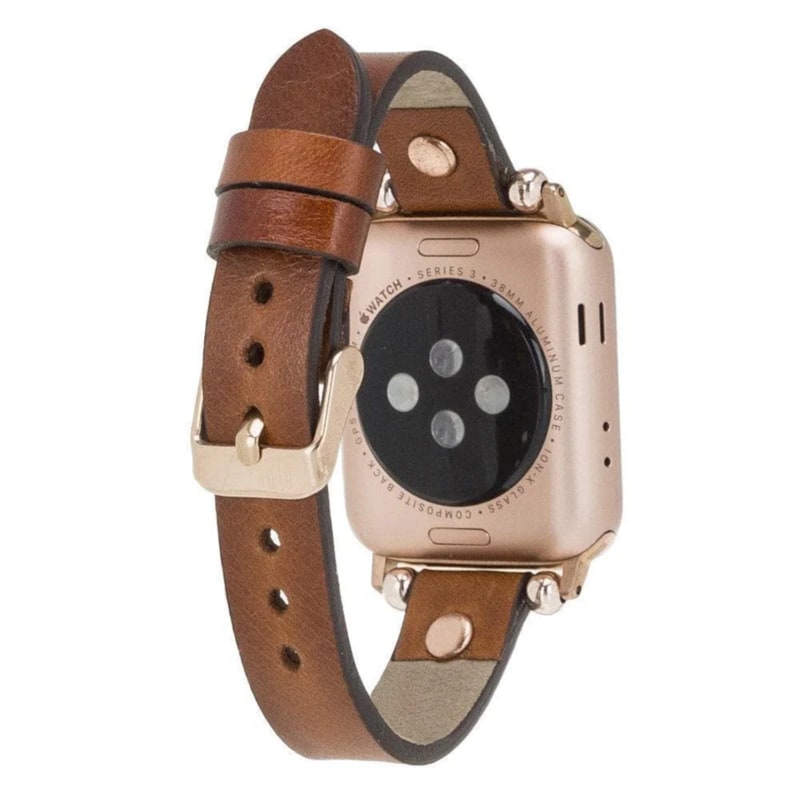 Thumbnail of Apple Watch Rustic Brown Leather Strap - Detroit image