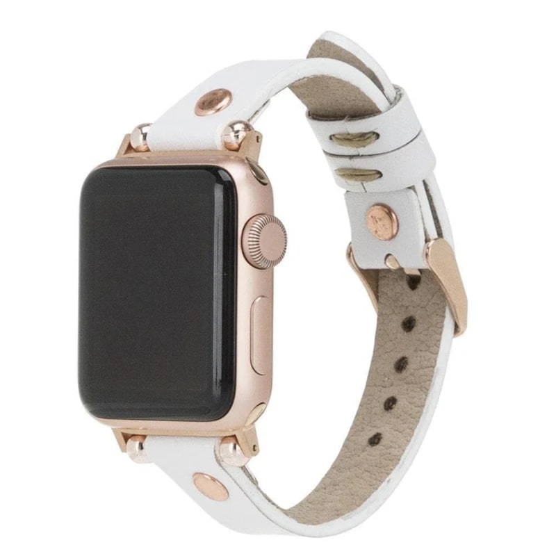 Thumbnail of Apple Watch White Leather Strap - Detroit image