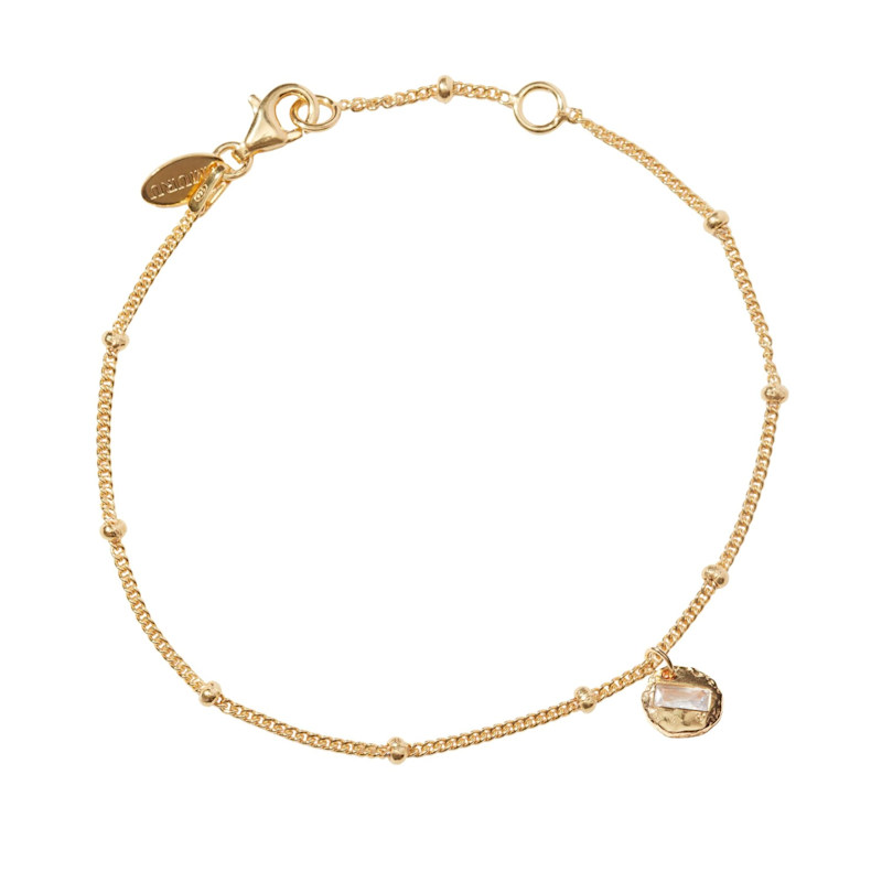 Thumbnail of April Birthstone Bracelet Gold image