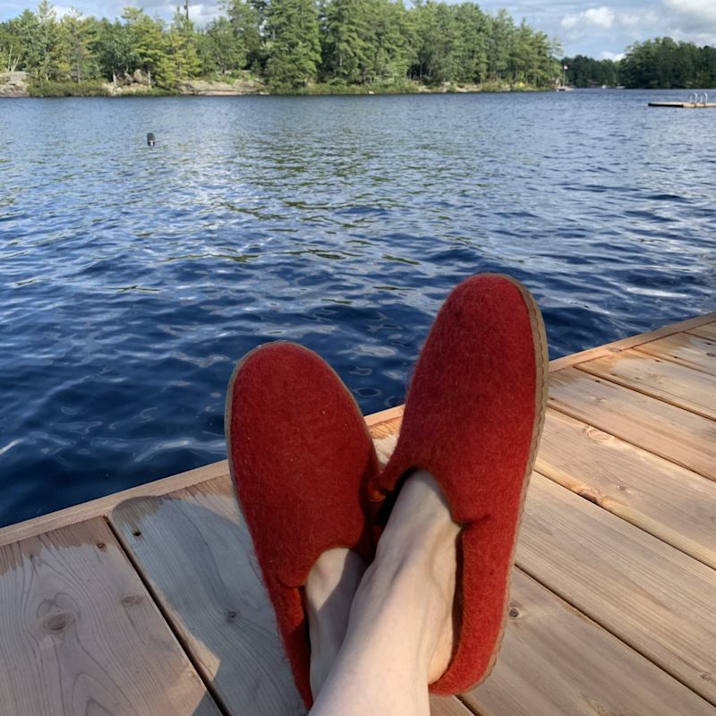Thumbnail of Women's Classic Slipper - Red image