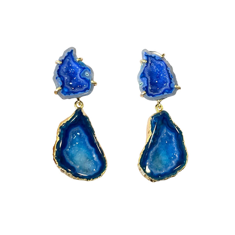 Thumbnail of Aqua & Blue Earrings image