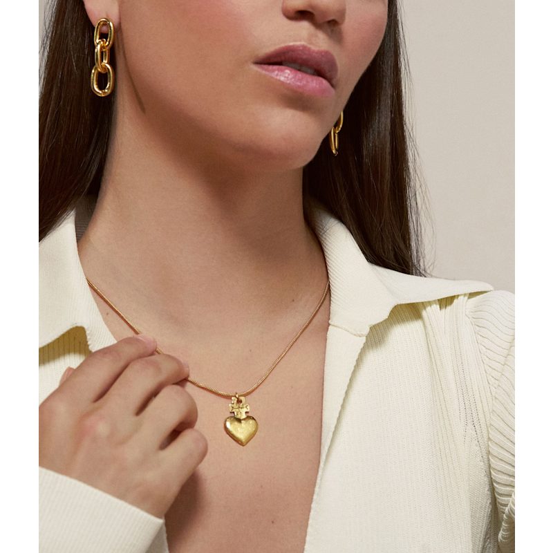 Thumbnail of Hand-Cut Mini Heart Necklace image