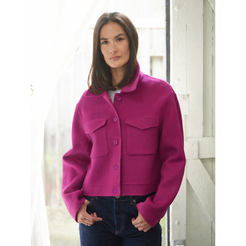 pink short jacket for dress Zara Draped Short Jacket Dress Fuchsia 9428/685