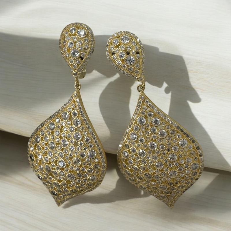 Thumbnail of Arabian Nights Earrings Gold image