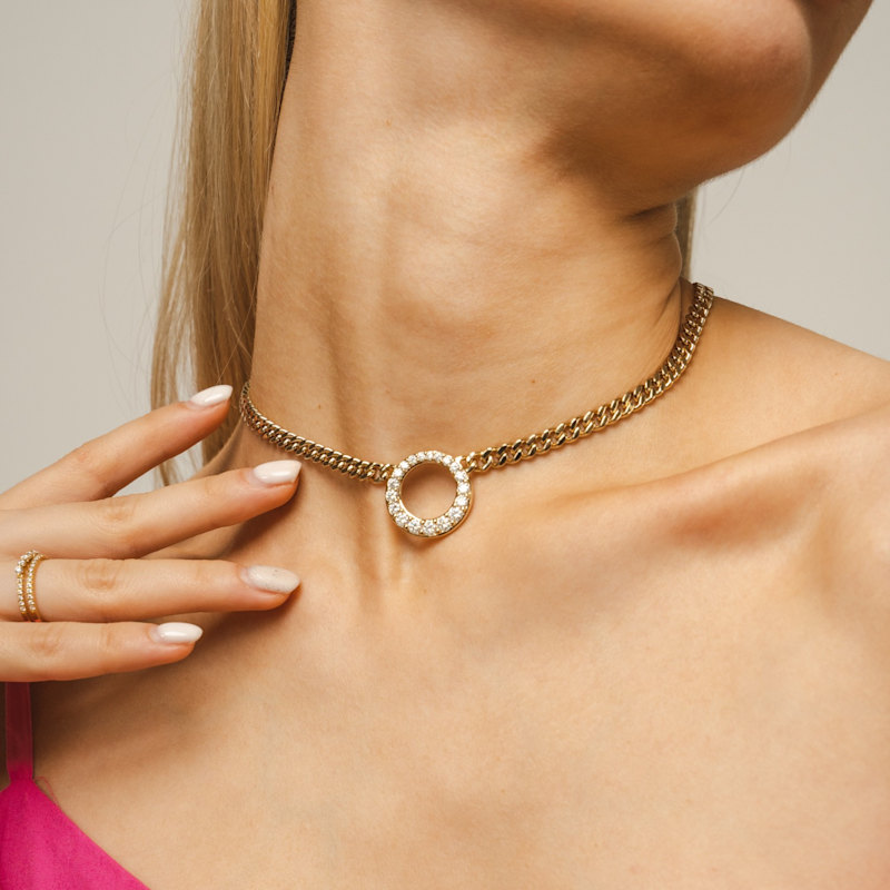 Thumbnail of Archangel Halo Wings™ Premium Sterling Silver Choker - Limited Edition image
