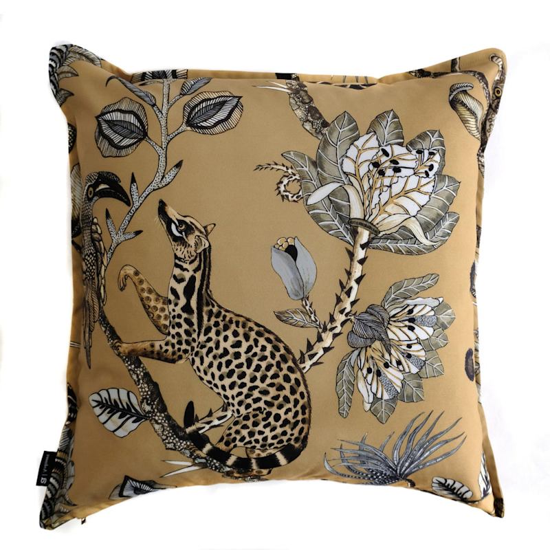 Thumbnail of Ardmore - Camp Critters Gold Outdoor Cushion Cover image