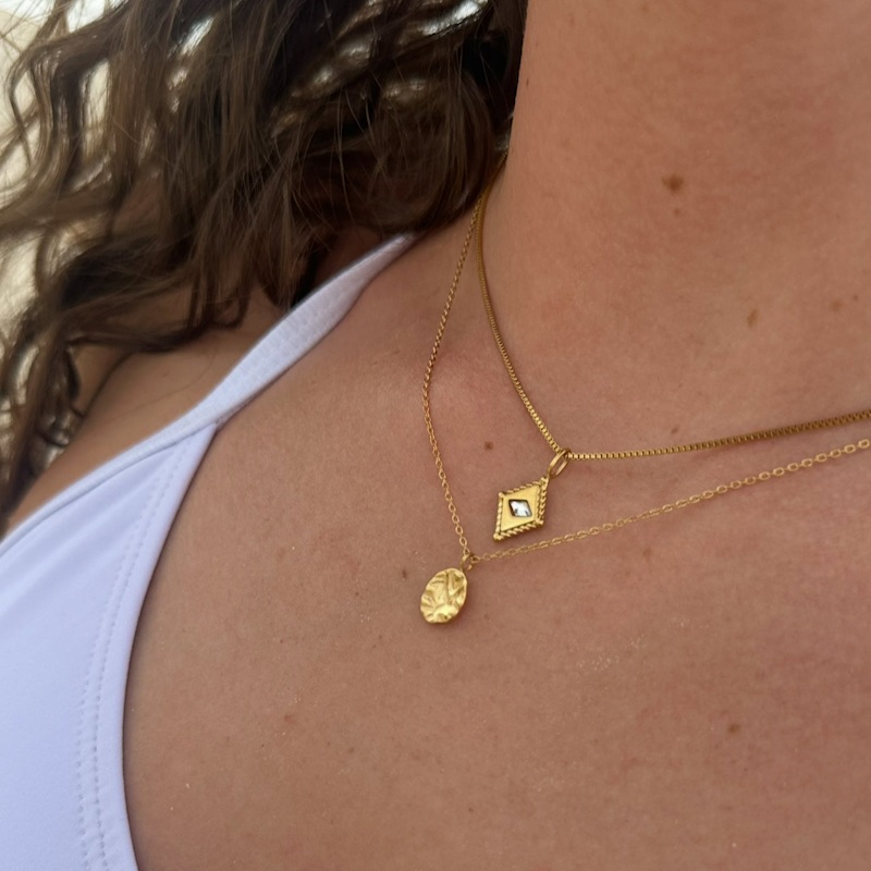 Thumbnail of Harmony Gold Waterproof Pendant Necklace image