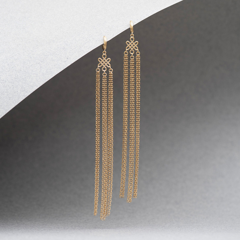 Thumbnail of Aria Earrings Gold image