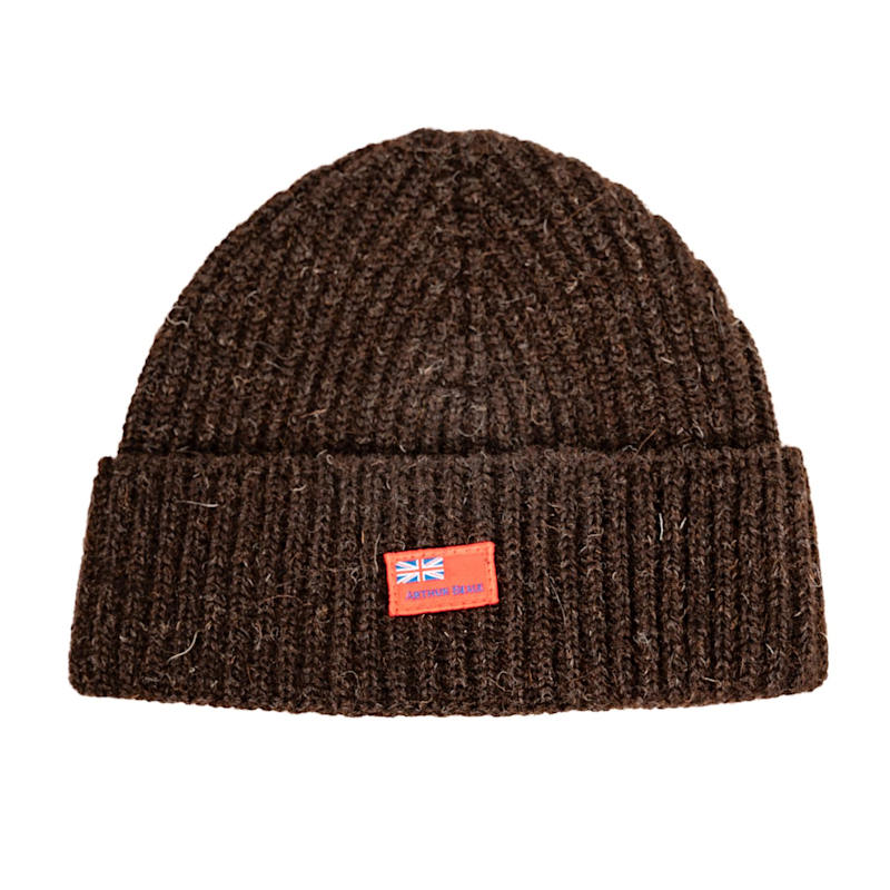 Thumbnail of Arthur Beale Ensign Beanie Hat - Black Welsh Mountain image
