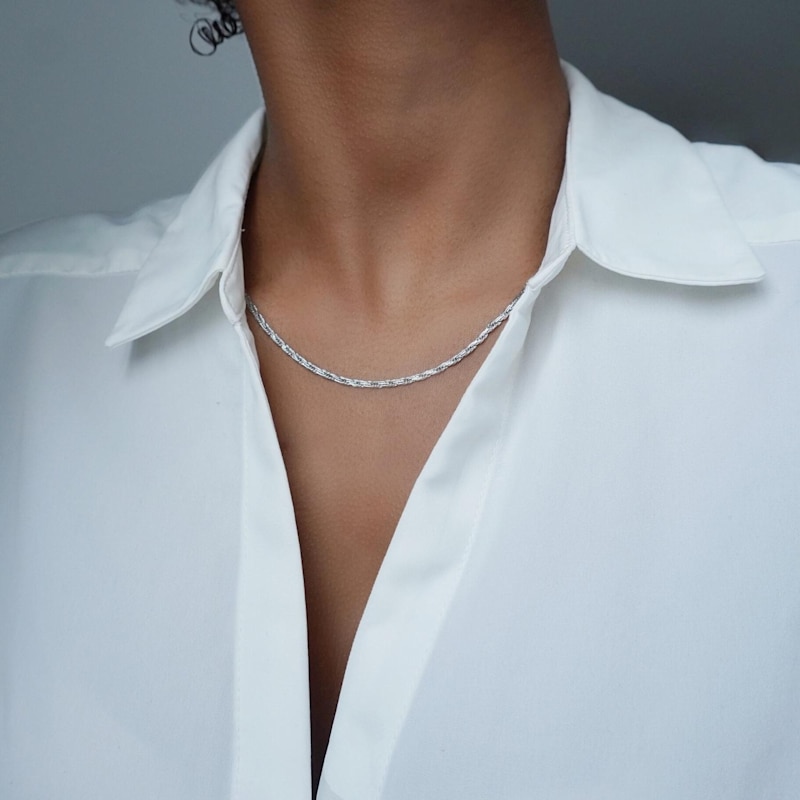 Thumbnail of Silver Snake Chain Necklace image