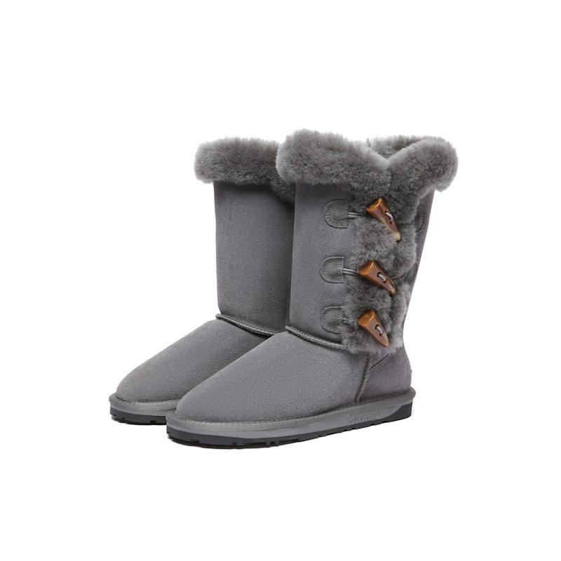 Thumbnail of Ashy Tall Boots In Grey image