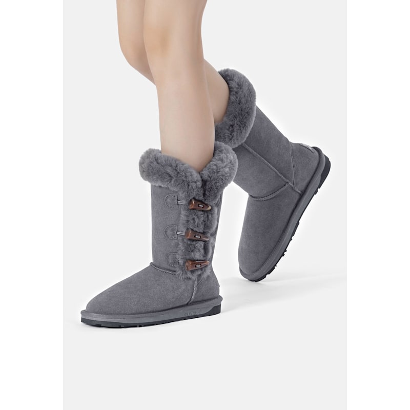 Thumbnail of Ashy Tall Boots In Grey image