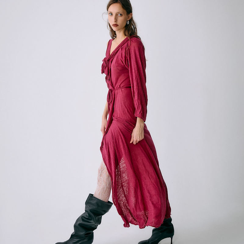 asymmetric cutout dress Asymmetric Cutout Jersey Maxi Dress by Miro Misljen