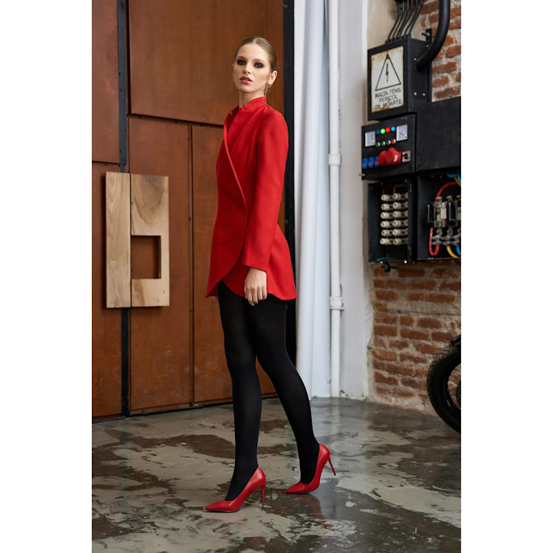 Thumbnail of Asymmetric Double Breasted Wool Blazer - Red image