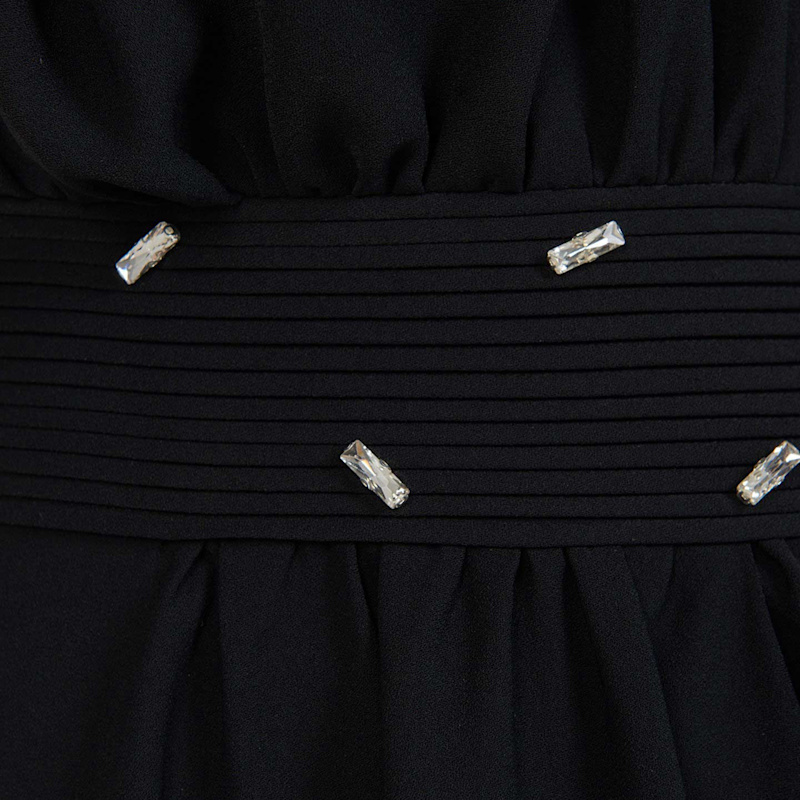 Thumbnail of Asymmetric Draped Crepe Dress image