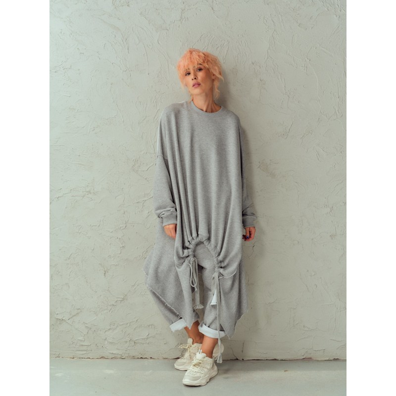 Thumbnail of Asymmetric Grey Activewear Set image
