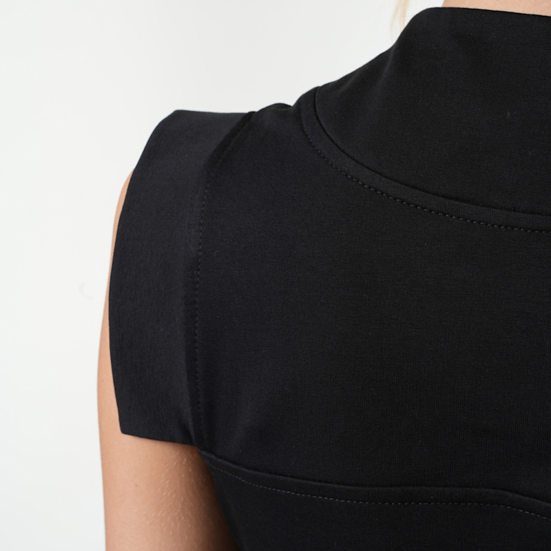 Thumbnail of Asymmetric Stripped Pattern Dress image
