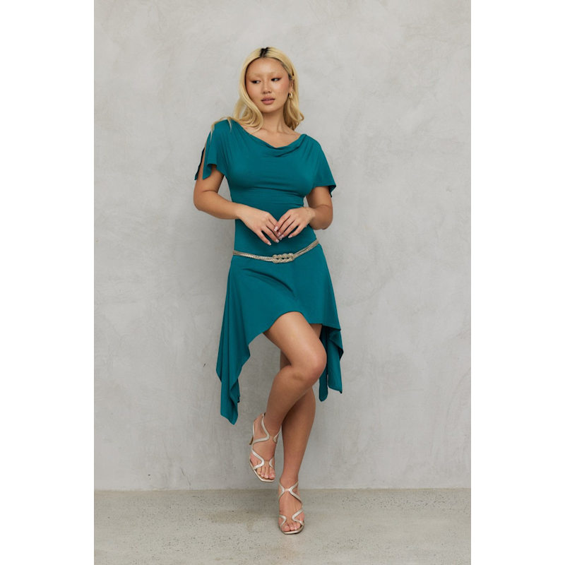 sachin and babi light blue dress Backless – Retrofete main image 0