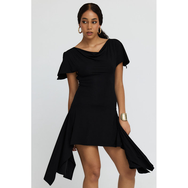 Thumbnail of Athena Asymmetrical Backless Mini Dress image
