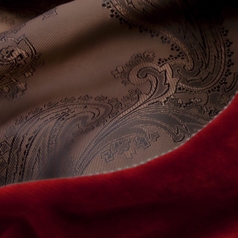 Thumbnail of Audrey - Bright Red Velvet Beret Hat image