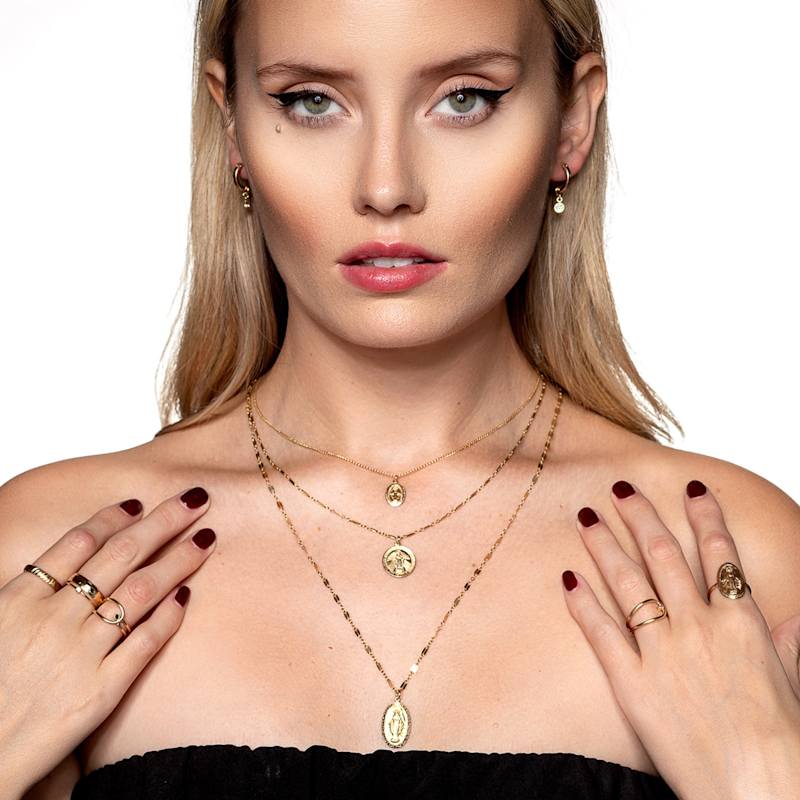 Thumbnail of Large Virgin Mary Necklace image