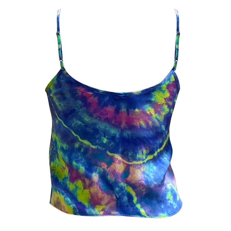 Thumbnail of Aura Geode Tie-Dye Silk Camisole Top image
