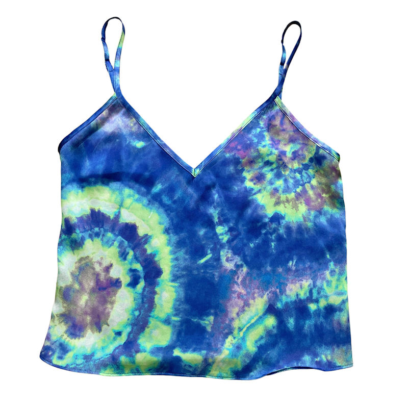 Thumbnail of Aura Geode Tie-Dye Silk Camisole Top image