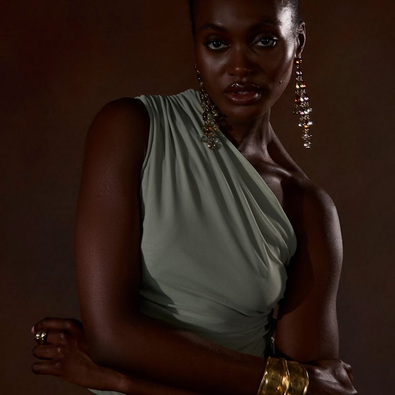 Thumbnail of Aura Top In Sage Green image