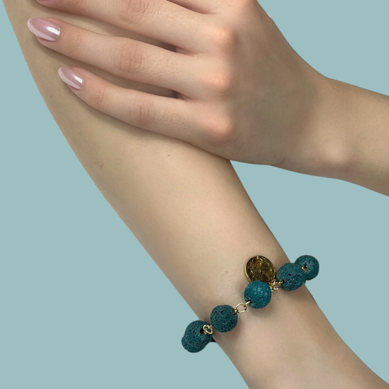 Thumbnail of Aurelia Lava Stone Beaded Bracelet image