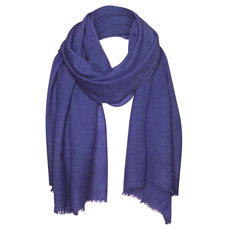 Thumbnail of Aurielle Silk Wool Scarf Future Dusk image
