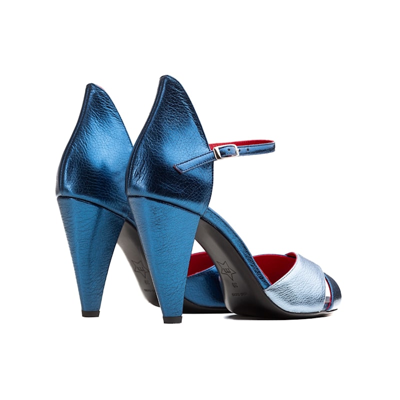 Thumbnail of Aurora Blue Metallics Heels image