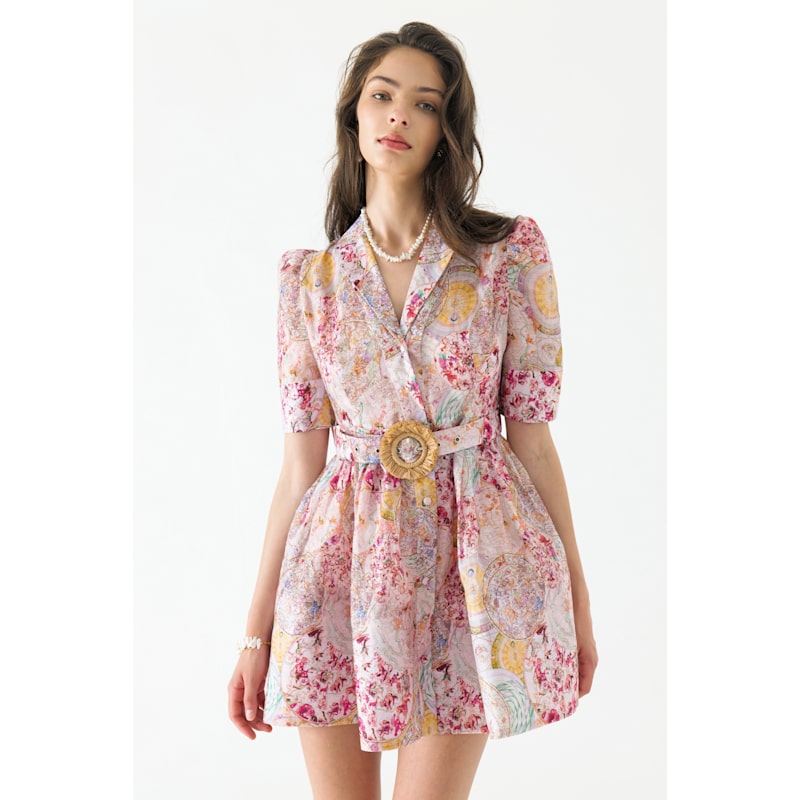 Women's Aurora Silk Belt Mini Dress | Extra Small | We Are Kindred
