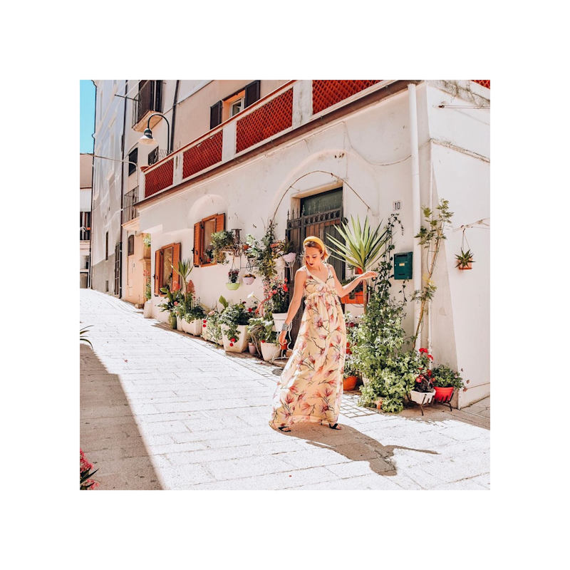 Thumbnail of Aveline Floral Empire Maxi Dress - Lilium Floral Print image