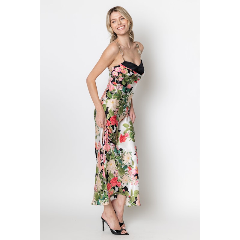 Thumbnail of Avery Fleur Silk Chain Dress image