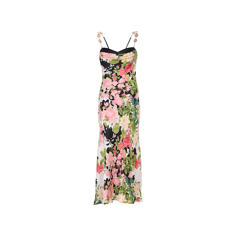 Thumbnail of Avery Fleur Silk Chain Dress image