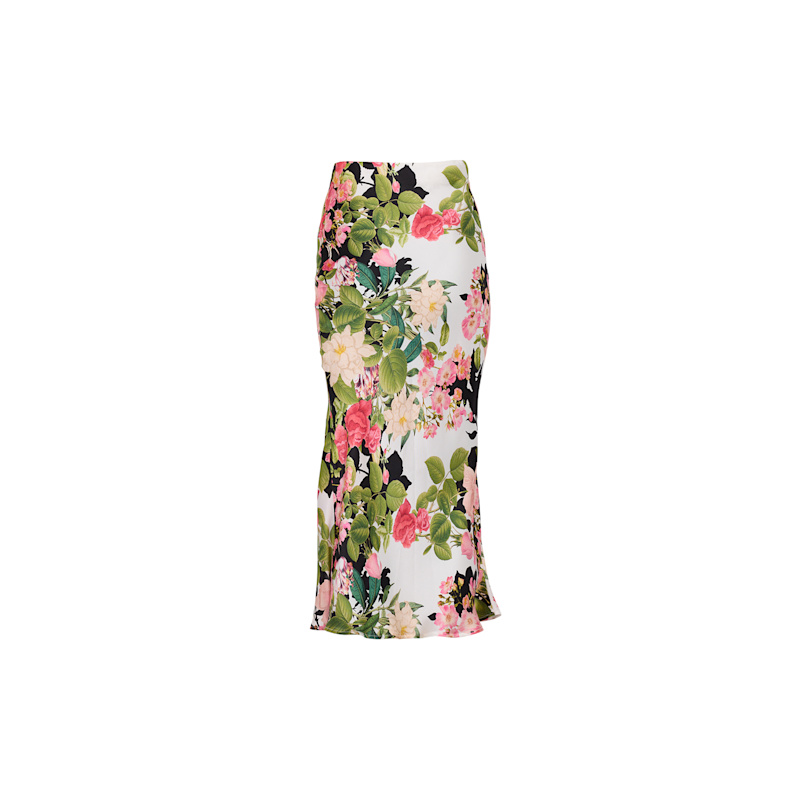 Thumbnail of Avery Fleur Silk Midi Skirt image
