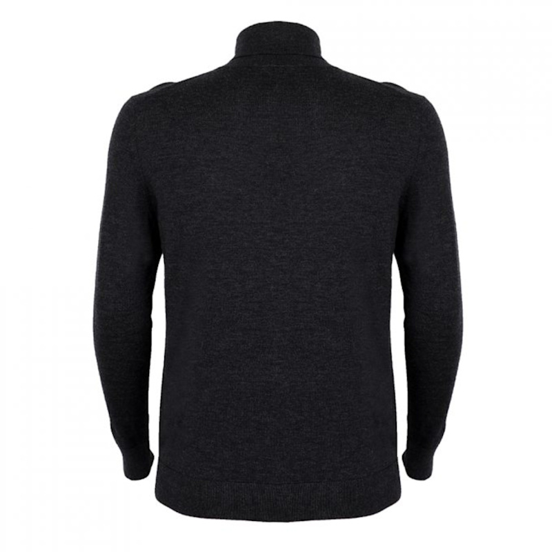 Thumbnail of Dixon Light Wool Roll Neck Jumper – Charcoal image