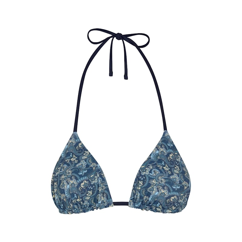 Thumbnail of Azure Bikini Top - Paisley image