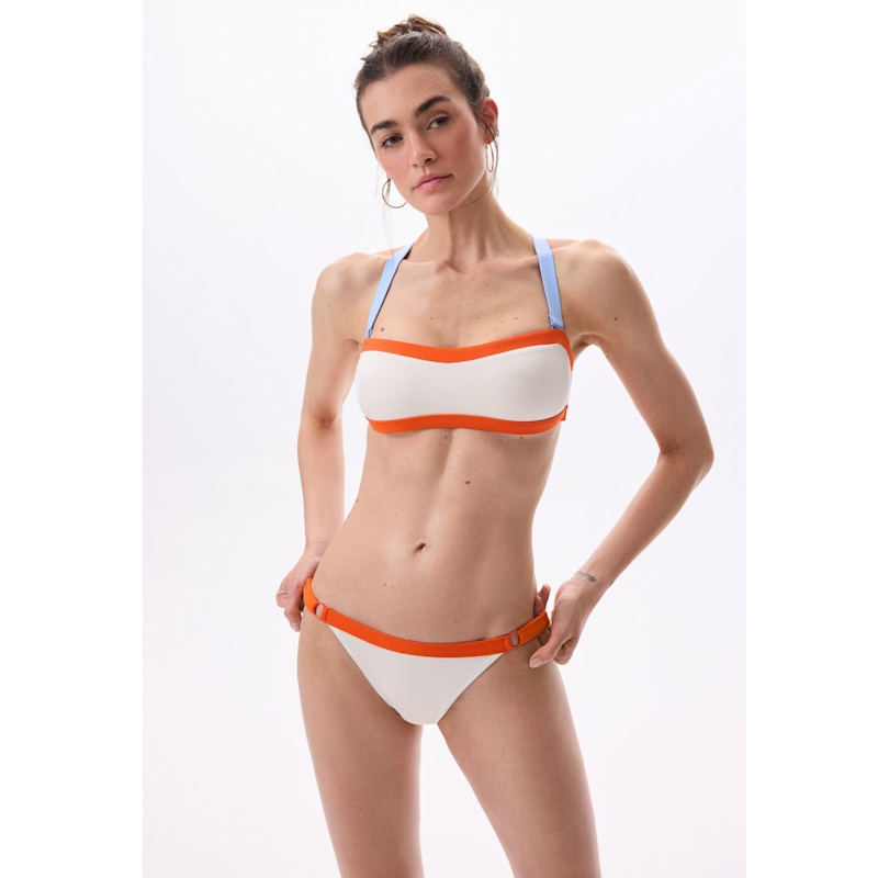 Thumbnail of Baguette Bikini Bottom - Pearled WhıTe image