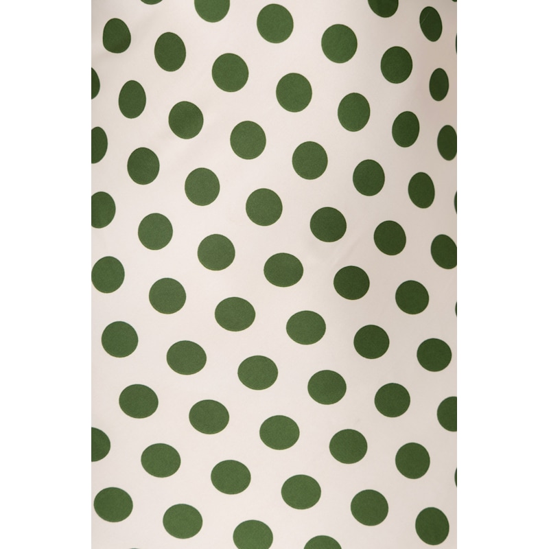 slim fit dress slacks Green Polka Dot Pleated Maxi Dress – v o g l i o