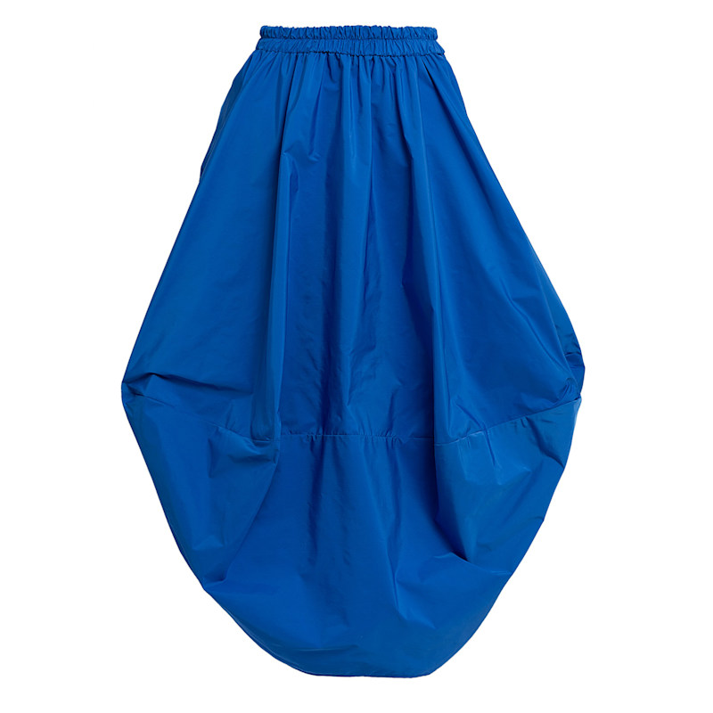 Thumbnail of Balloon Skirt In Blue Taffeta image