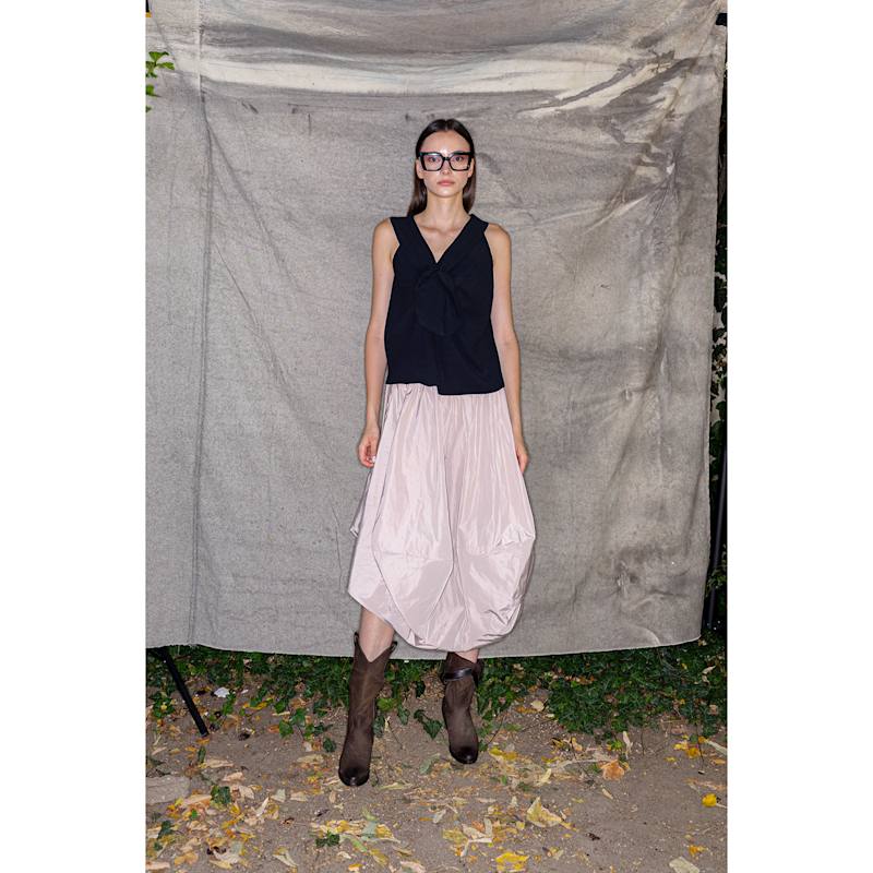 Balloon Skirt In Champagne Pink | Bianca Popp | Wolf & Badger
