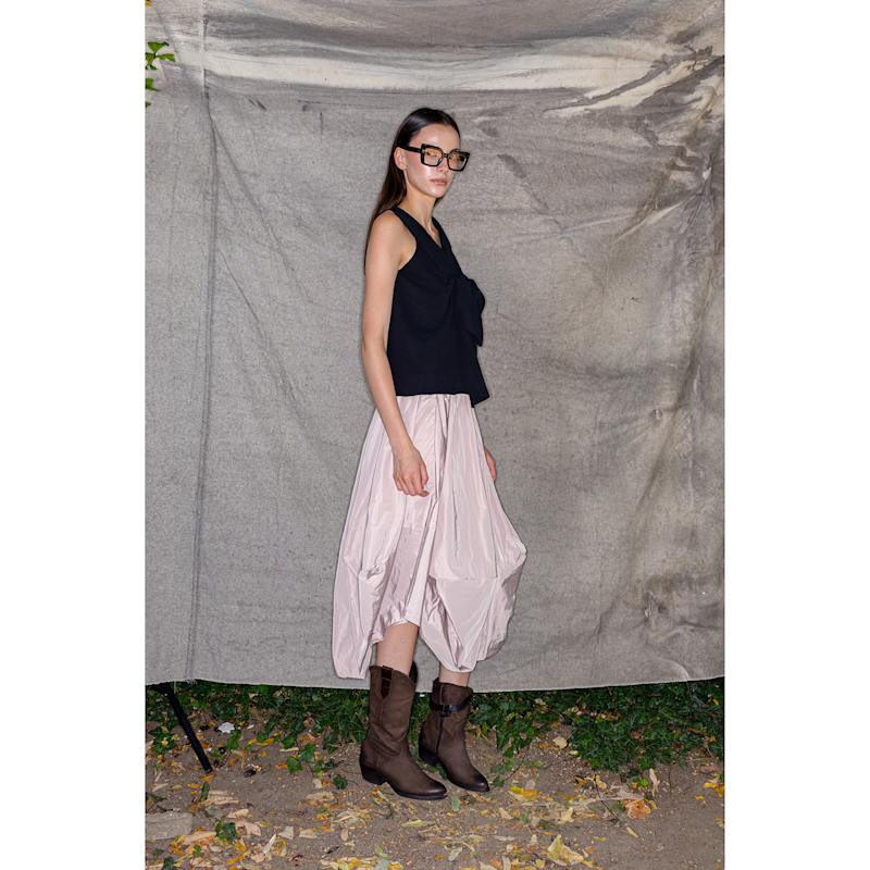 Balloon Skirt In Champagne Pink | Bianca Popp | Wolf & Badger