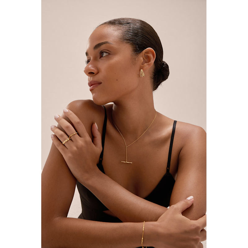 Thumbnail of Bamboo Ring In Gold image