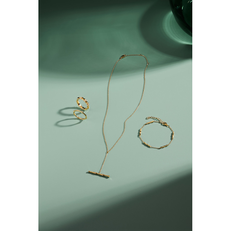 Thumbnail of Bamboo Ring In Gold image