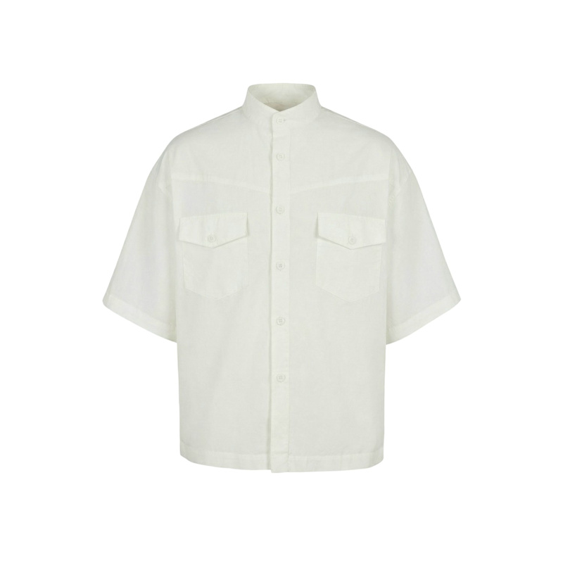 Thumbnail of Band Collar Shirt Relaxed Fit Structured Utility image