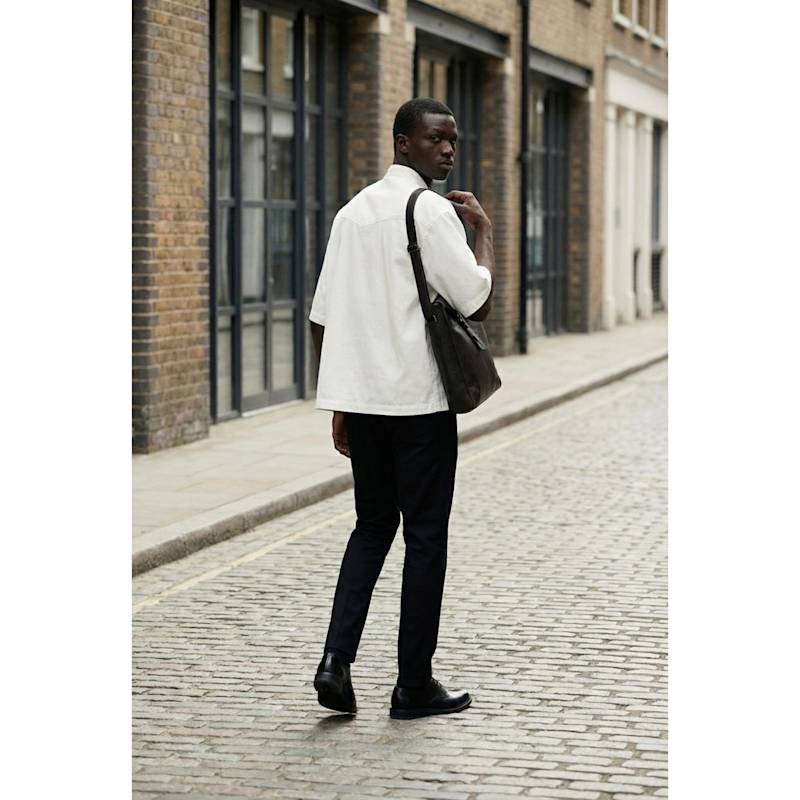 Thumbnail of Band Collar Shirt Relaxed Fit Structured Utility image