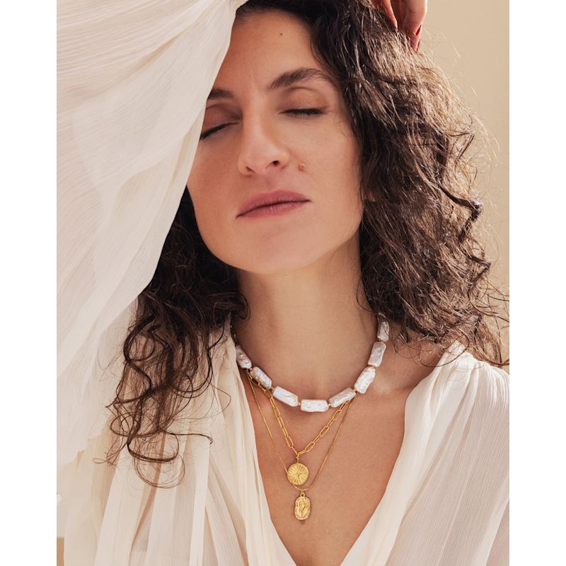 Thumbnail of North Star Necklace In Gold image