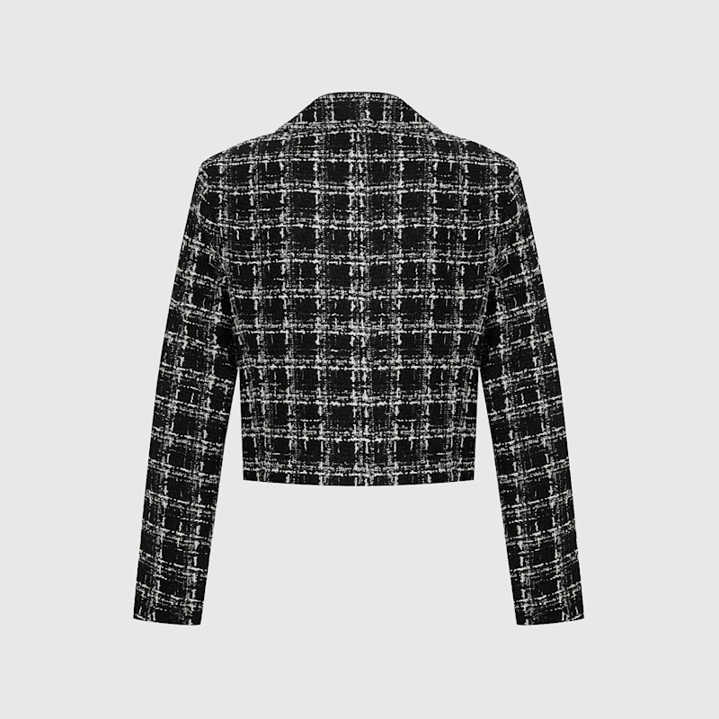 Thumbnail of Bauer Black-White Women's Tweed Jacket image